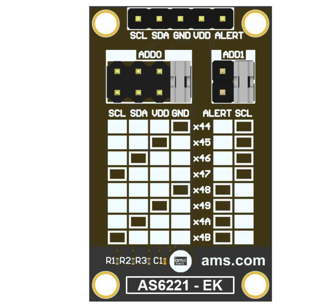 位置电路 - ams OSRAM AS6221-EK评估套件